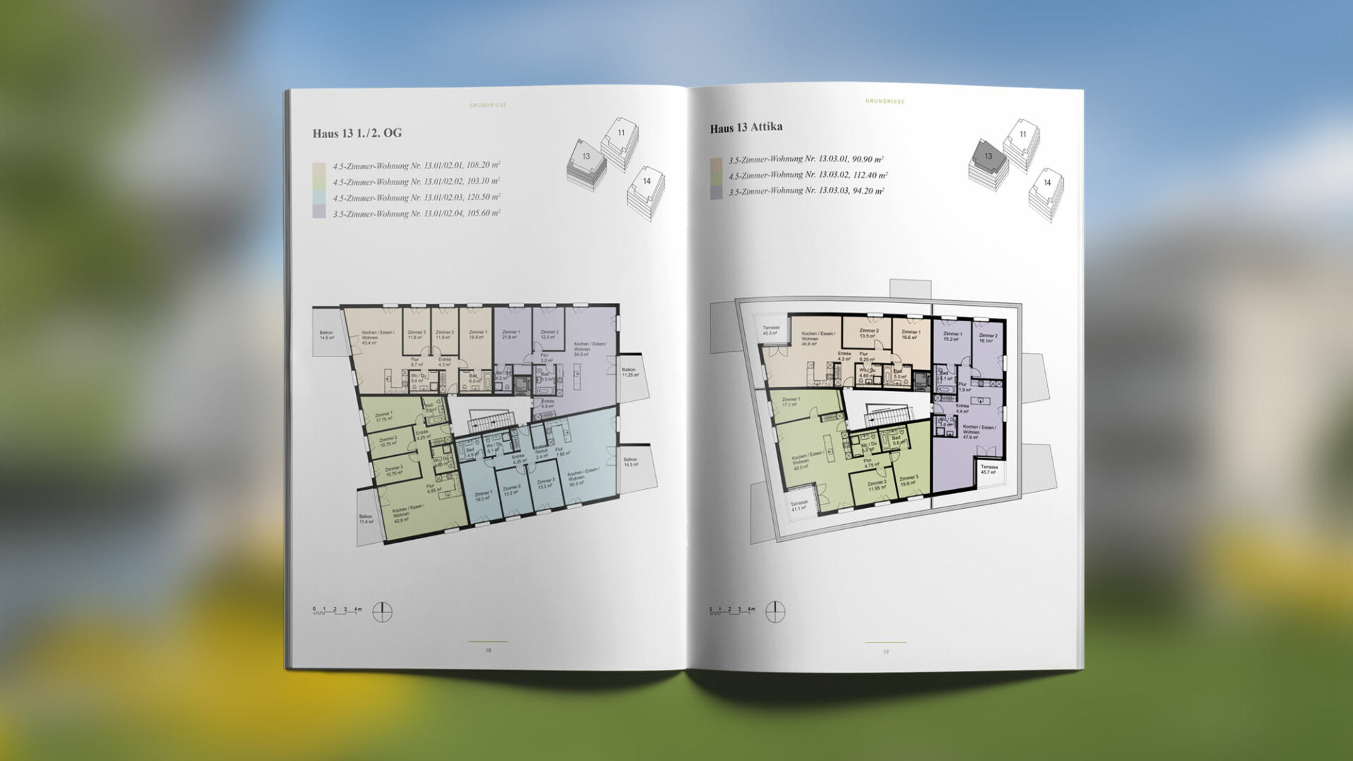 Leugene Überbauung, Brochure Design, Coporate Design 