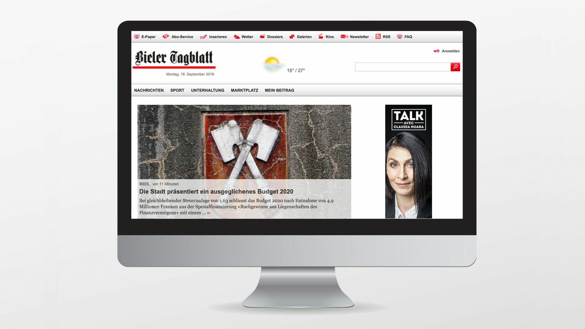 Talk TeleBielingue, Coporate Design, Kampagne, 