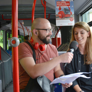 Wir bewegen die Region! Die Radio-Bus-Aktion von Canal 3 und den Verkehrsbetrieben